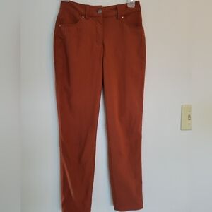 Lululemon Athletica City Sleek Trousers in Rust Sz 2